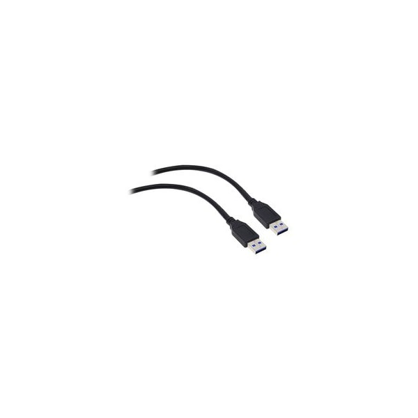 Cable Wholesale USB 3.0 Cable, Black, Type A Male / Type A Male, 10 foot 10U3-02110BK - main
