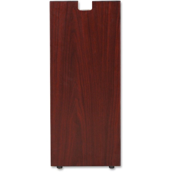 Lorell Credenza Leg - 28"L x 11.75"W x 1"D - Mahogany - Essentials Series 69616 - main