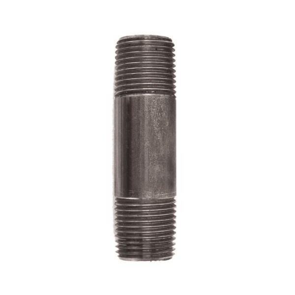 Stz Industries 1/2 in. MIP each X 1/2 in. D MIP Black Steel 3 in. L Nipple 300UP12X3 - main