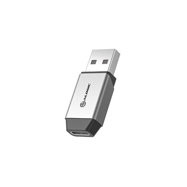 Alogic ULTRA MINI USB-A TO USB-C ADAPTER - SPACE GREY ULACMN-SGR - main