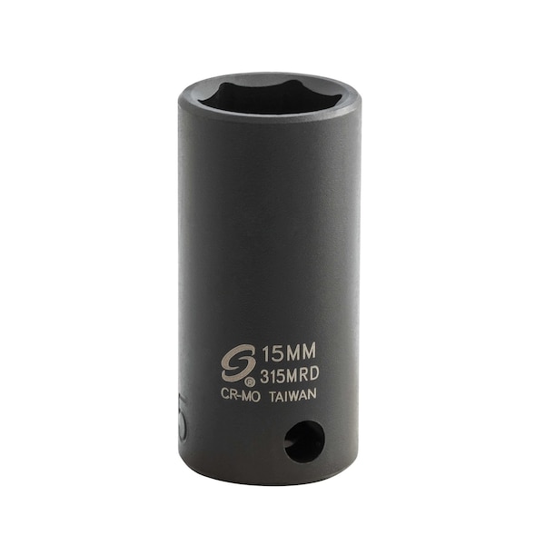 Sunex 3/8 in Drive 15Mm Semi-Deep Impact Socket 315MRD - main