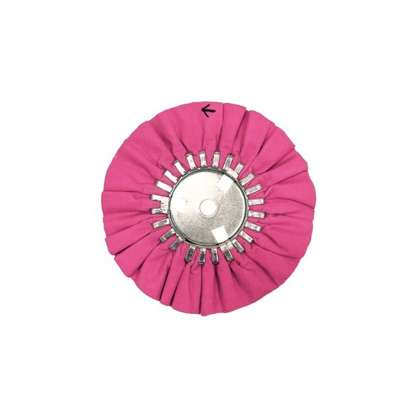 Renegade Products Usa Airway Buffing Wheels, 8 Inch, Pink, 5/8" Center Plate FAW8X3X5/8N2-16P86PT2 - main