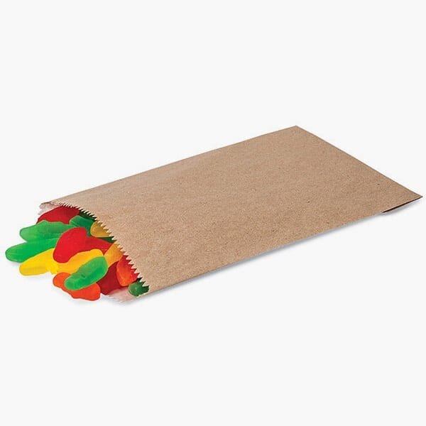 Nashville Wraps Kraft Paper Candy Bags, 1/4 lb - 4.75x6.75, 1000PK 311KR - main