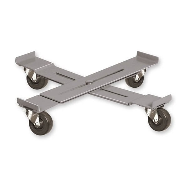 Pucel Adjustable Drum Dolly, 14.25-19.25 Inch Adjustable Diameter, 4 Inch Clearance, Putty AD-15-R - main