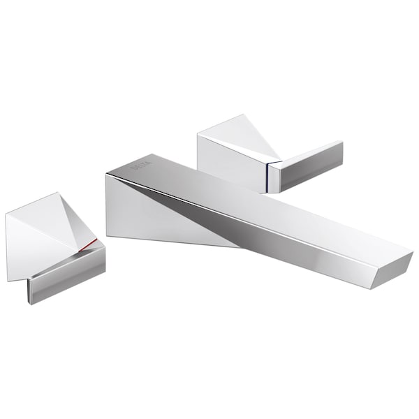 Delta Trillian Two Handle Wall Mount Bathroom Faucet Trim T3543LF-PR-WL - main