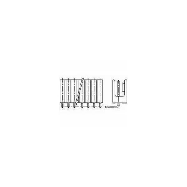 Te Connectivity 4P MOD II SHROUDED HEADER RT ANG. 829163-4 - main