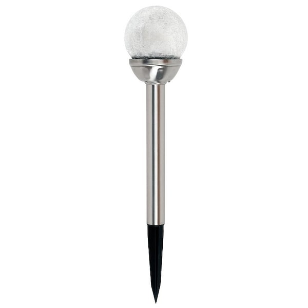 Boston Harbor Light Stake, NiMh Battery, 1Lamp, LED Lamp, Stainless Steel Glass Fixture, Battery Included Yes 26200 - main