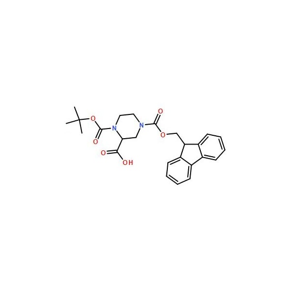 Ak Scientific 1-Boc-4-Fmoc-2-piperazinecarboxylic acid (1g), CAS 218278-58-1 1063AB-1g - main