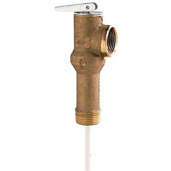 Watts LF100XL Series Relief Valve, 3/4 in, MNPT x FNPT, Bronze Body LL100XL-150/210 - main