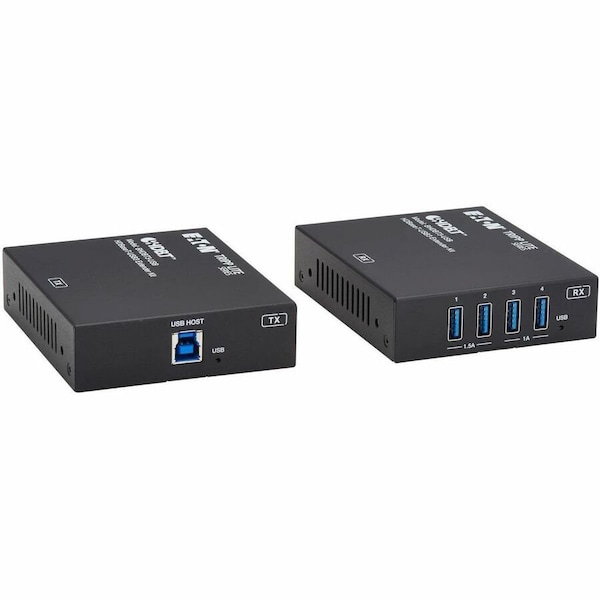 Eaton Tripp Lite series HDBaseT-USB3 over Cat6a Extender Kit 4 USB-A 3.2 Gen 1 Ports PoC RS-232 TAA BHDBT3-USB - main