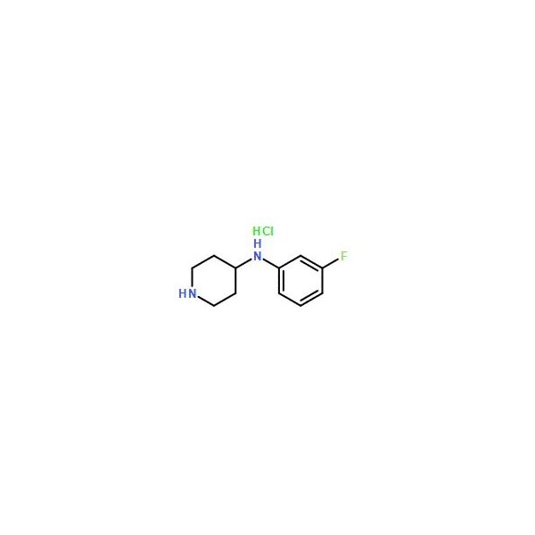 Ak Scientific N-(3-Fluorophenyl)piperidin-4-amine hydrochloride (5g), CAS 923565-91-7 5600AC-5g - main
