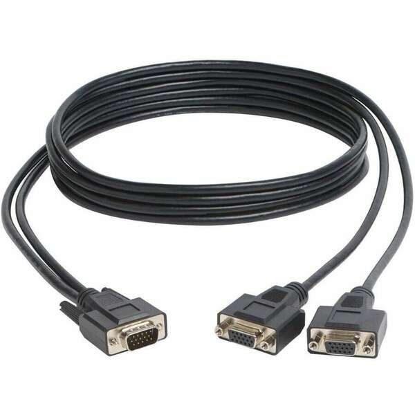 Tripp Lite Tripp Lite by Eaton 6ft VGA Monitor Y Splitter Cable High Resolution HD15 M/2xF 6' P516-006-HR - main