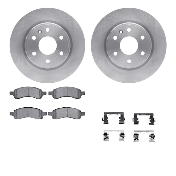 Dynamic Friction Co DFC Brake Rotor with 5000 Brake Pads and Hardware Kit 6512-48339 - main
