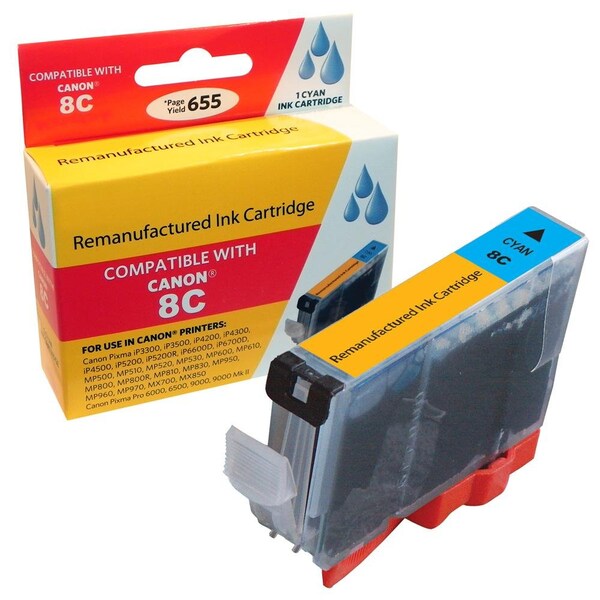 Ereplacements Ink-PGI-5BK-Canon-Pigment-Black-Kodak CLI-8C-KD - main