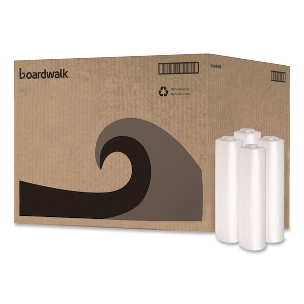 Boardwalk 33 gal Trash Bags, 33 in x 39 in, Extra Heavy-Duty, 1.1 mil, Clear, 100 PK BWK530 - main