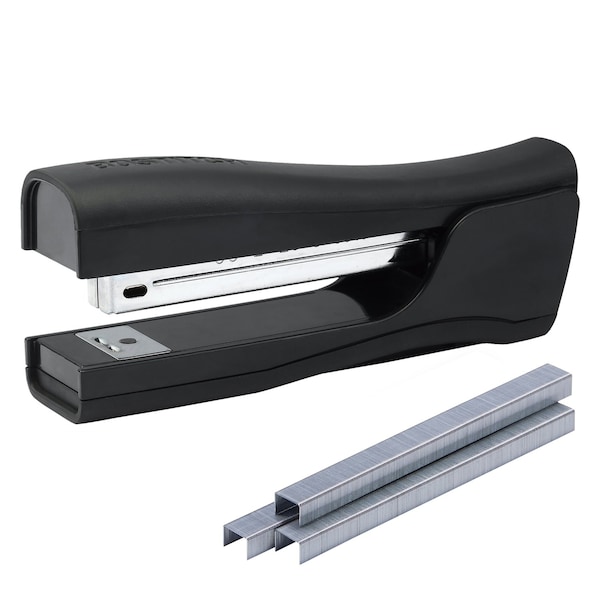 Bostitch Dynamo 4-in-1 Standup Stapler, 20-Sheet, Integrated Pencil Sharpener, Staple Remover & Storage B696R-BLK - main
