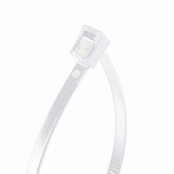 Acoustic 8 in. Nylon Self-Cutting Cable Tie, Natural White, 50PK AC858610 - main