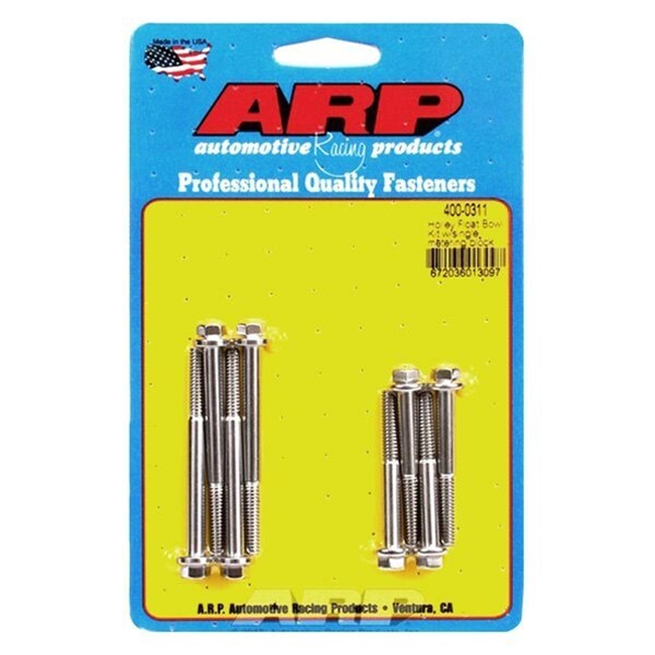Arp 400-0311 Holley Carburetor Float Bowl Bolt Kit - Stainless Steel ARP400-0311 - main