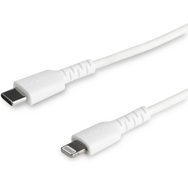 Startech.Com 6ft/2m Durable USB-C to Lightning Cable RUSBCLTMM2MW - main