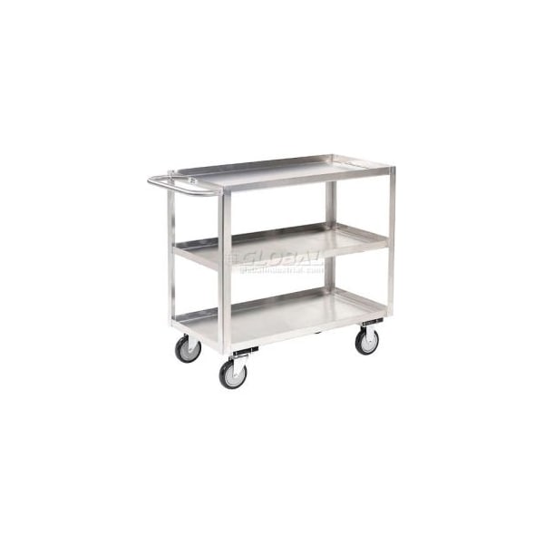 Jamco Stainless Steel Stock Cart w/3 Shelves, 1200 lb. Capacity, 30"L x 18"W x 35"H XA130U500QQ - main