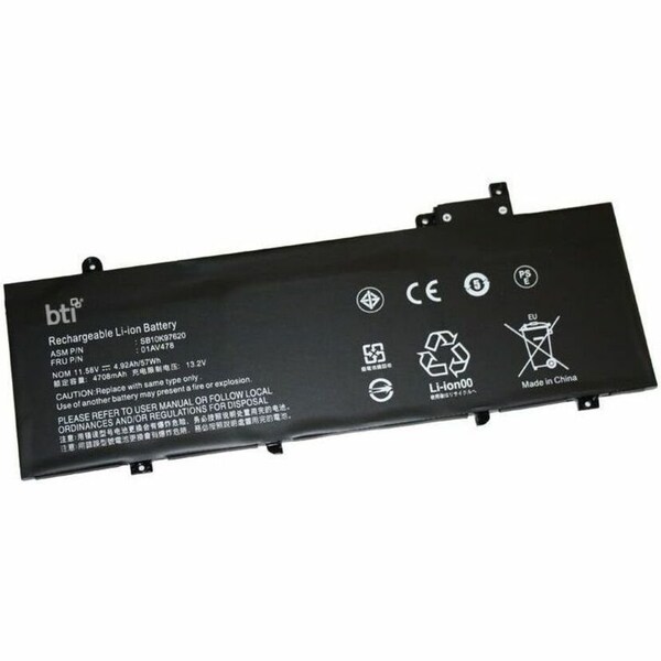 Battery Technology REPLACEMENT BATTERY FOR LENOVO 01AV478, 01AV479, 01AV480, L17L3P71, L17M3P71, L 01AV479-BTI - main