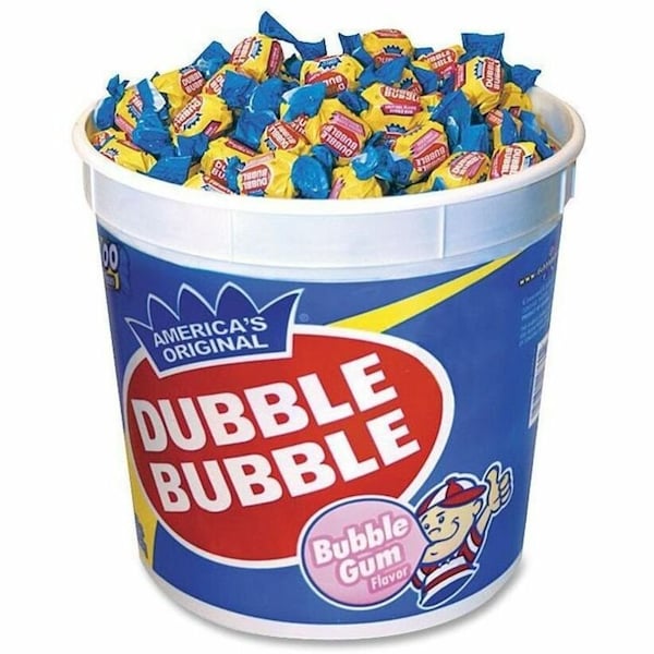 Dubble Bubble Tootsie Double Bubble Bubble Gum, Blue, 300PK TOO16403 - main
