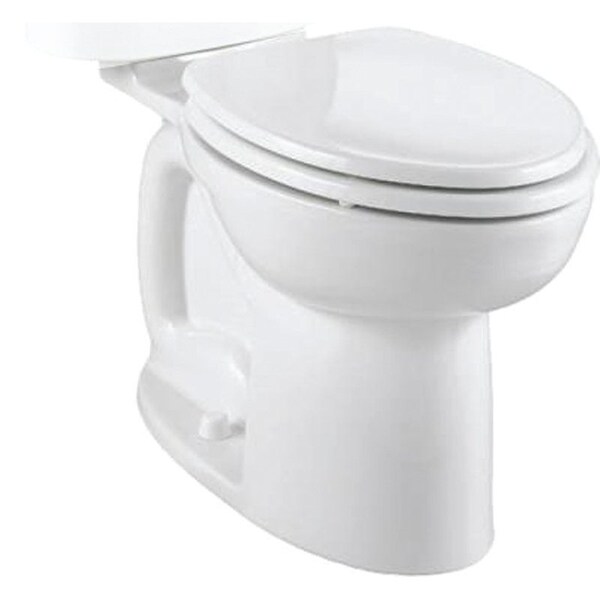 American Standard Cadet 3 Series Toilet Bowl, Elongated, 12 in RoughIn, Vitreous China, White 3717A001.020 - main
