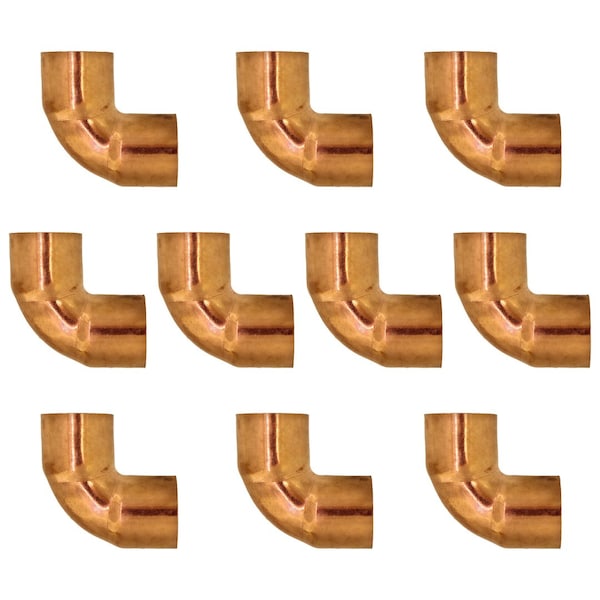 Ironwerks Designs 3/4" Copper Pipe Tee Fitting, 10PK CPR-TEE-3.4-10 - main