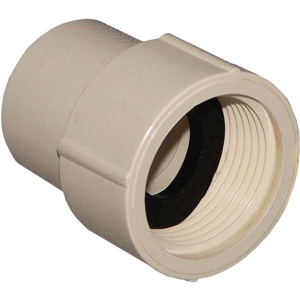 Charlotte Pipe And Foundry 1'' FIP Schedule 40 Threaded PVC Adapter CTS 02102 1000HA - main