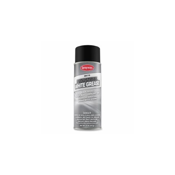 Sprayway Industrial White Grease Lubricant, 16 oz Can, 12PK 893-SW715 - main