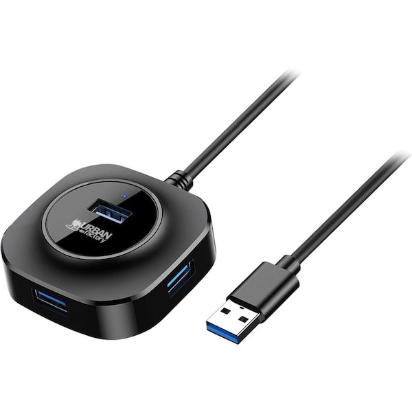 Urban Factory USB Hub - 4 USB Port(s) - 4 USB 3.0 Port(s) MHU30UF - main