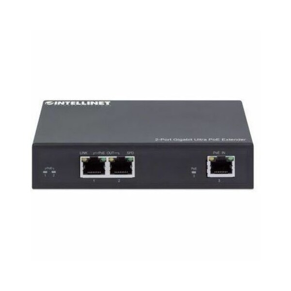Intellinet Network Solutions IINTELLINET NDOOR 2-PORT GIGABIT ULTRA POE EXTENDER. EXTENDS RANGE BEYOND THE 32 561600 - main