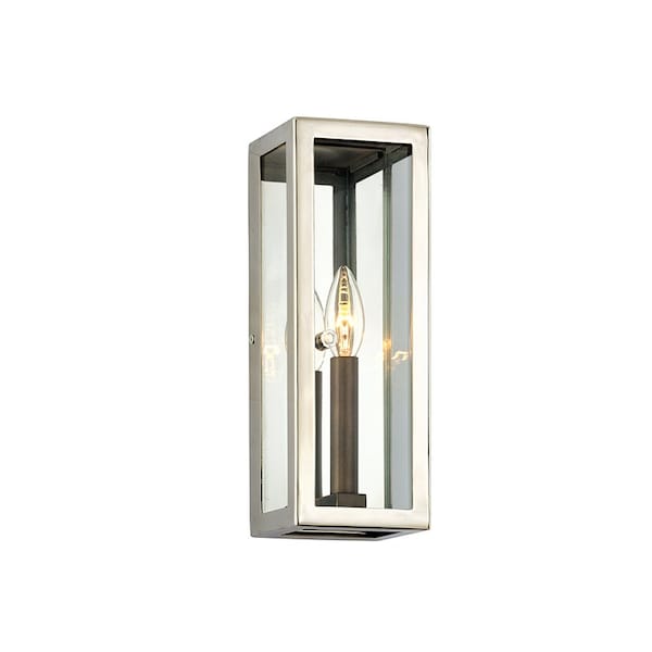 Troy Lighting Morgan 1 Light Wall Sconce 4.5 In. Bronze With Polished Stainless B6511 - main