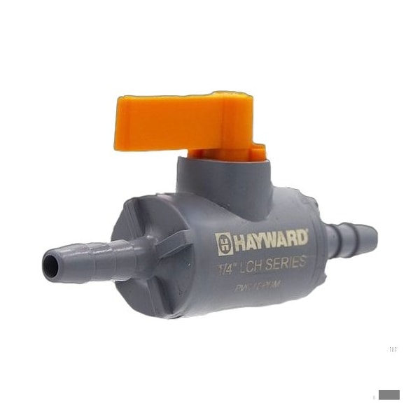 Hayward Flow Control 1/4in LCH Series Quarter Turn Compact Ball Valve with EPDM Seals and Barbed End Connections LCH1025ABBE0000 - main