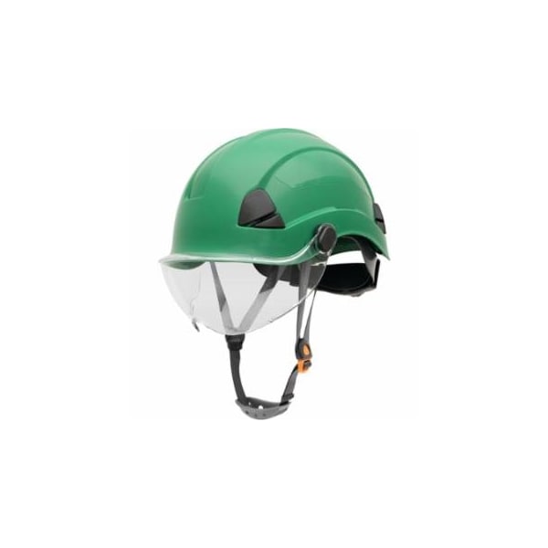 Honeywell Fibre-Metal Safety Helmet, 6-point Ratchet Suspension, Not-Vented, Green 280-FSH10004 - main