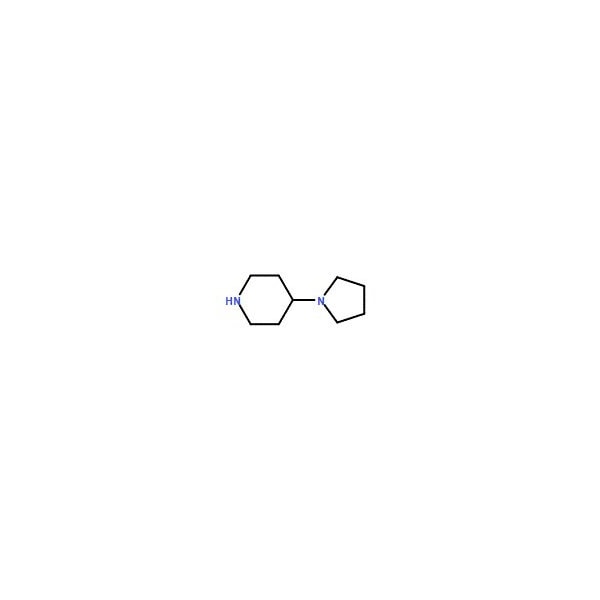 Ak Scientific 4-(1-Pyrrolidinyl)piperidine (1g), CAS 5004-07-9 X3293-1g - main