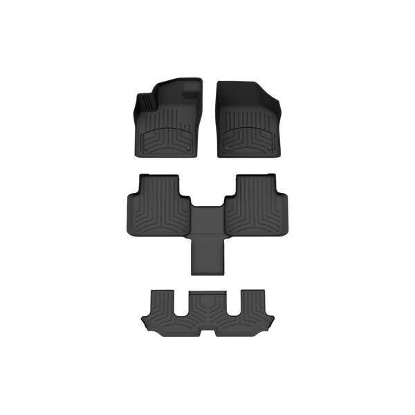 Weathertech Black, Front and Rear and Rear FloorLiner HP 441084-1-2-5IM - main