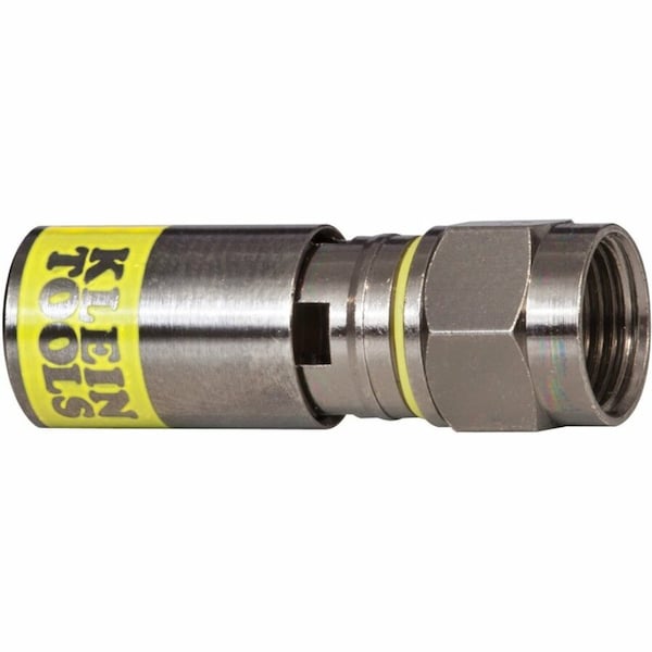 Klein Tools Universal F, Comp Connector RG6-R6Q, PK10 VDV812-606 - main