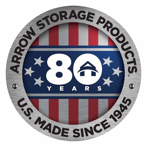 Arrow Storage Products 12 x 90 x 9 ft Clear Rear Wall Kit for Steel Carport ECL1209CCXR - main
