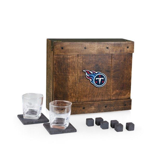 Picnic Time Family Of Brands NFL Tennessee Titans - Whiskey Box Gift Set 605-10-509-317-2 - main