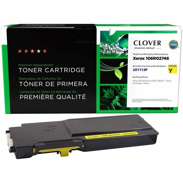 Clover Imaging Group Imaging Remanufactured Yellow Toner Cartridge 201113P - main