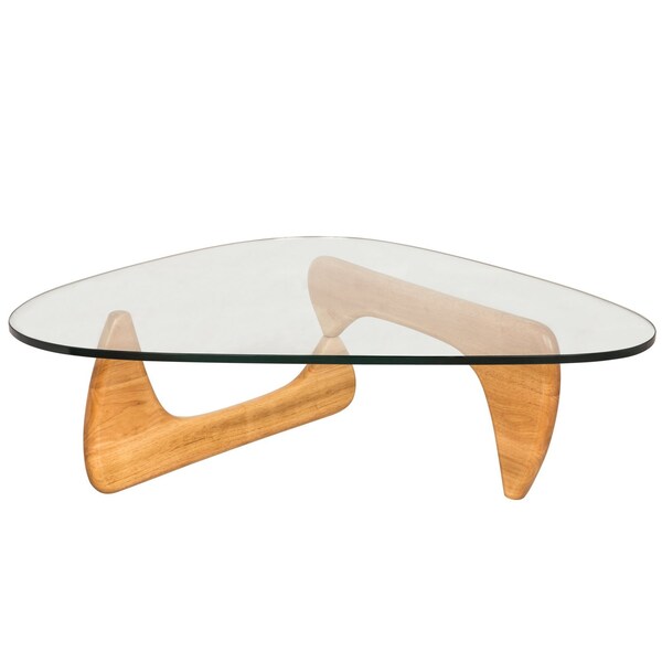 Leisuremod Imperial Triangle Coffee Table, Natural NG52NW - main