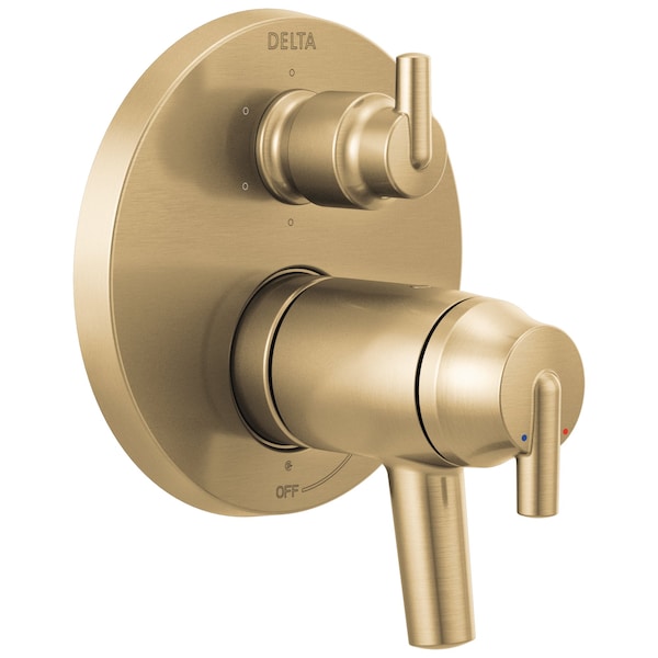 Delta Tempassure 17T Series Valve Trim W/ 6-Setting Integrated Diverter T27T959-CZ - main