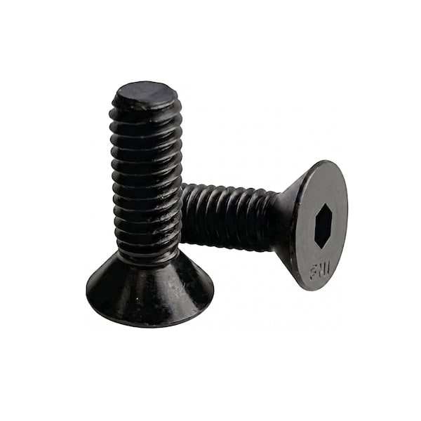 Zdb Industrial #10-32 x 5/8in Flat Socket Cap Screw, Plain 10001560 - main