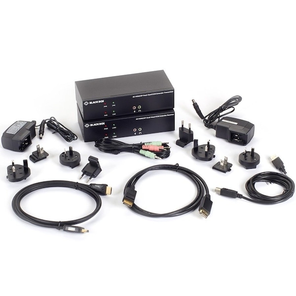 Black Box BLACK BOX FIBER-DUAL-MONITOR, HDMI/DISPLAYPORT KVXLCHDPF-200 - main
