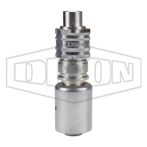 Dixon Dix-Lock N Series Bowes Interchange Quick Disconnect Coupler with Male Head Ferrule, 1/2 in Nominal N4S6-WF - main