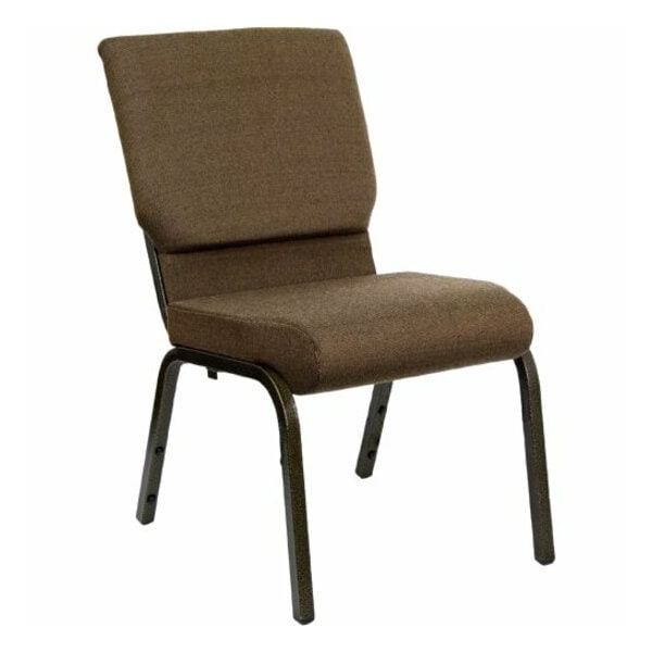 Flash Furniture Fabric Church Chair, Brown XU-CH-60096-BN-GG - main