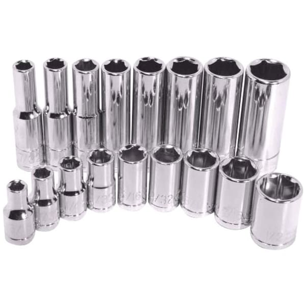 K-Tool International 1/4" Drive, 5/16" SAE Socket, 6 Points, Deep 6Pt, 1/4"Dr, 5/16 KTI-21210 - main