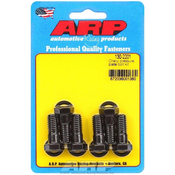 Arp 1302201 0.38 in. Pressure Plate Bolt Kit for Chevy ARP130-2201 - main