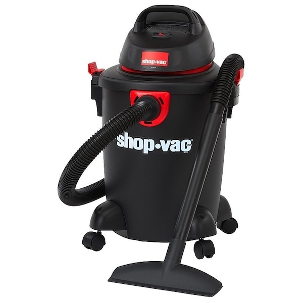 Shop-Vac WetDry Vacuum, 6 gal Vacuum, Cartridge, Dry, Foam Sleeve Filter, 35 hp, Black Housing 5985005 - main